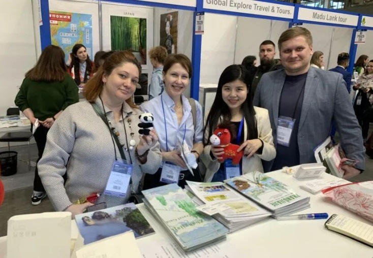 张家界“圈粉”俄罗斯！亮相莫斯科国际旅游展受热捧